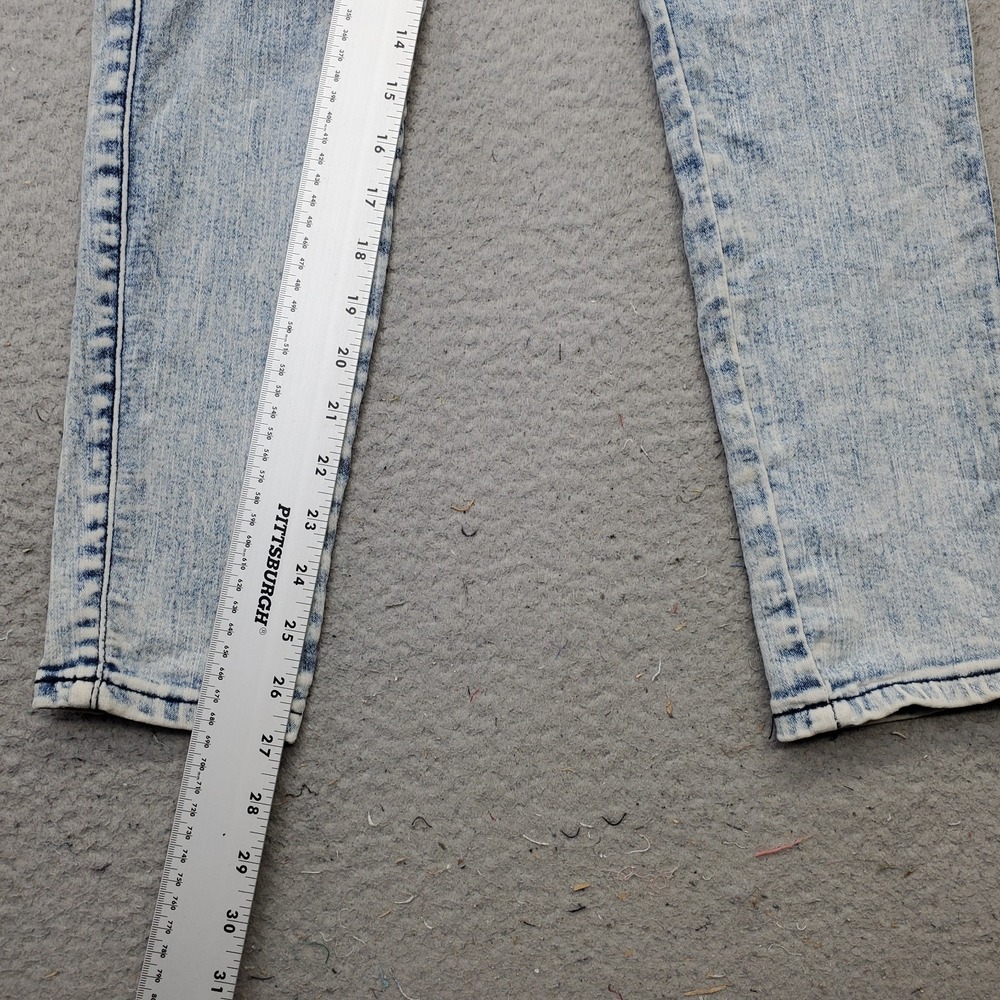 Between Us Cargo Jeans Womens 7 Multi Denim Stretch Utility Pockets Skinny Leg - Picture 4 of 9